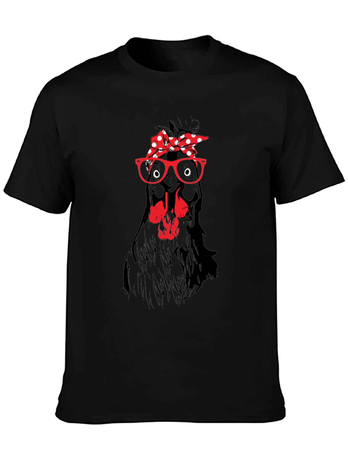 Funny Chicken with Bandana T-Shirt