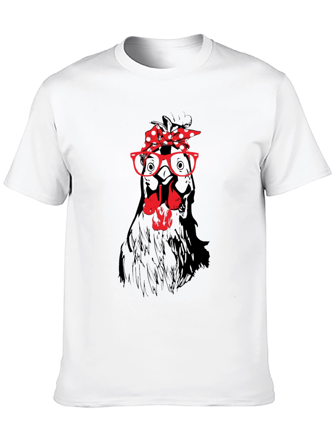 Funny Chicken with Bandana T-Shirt