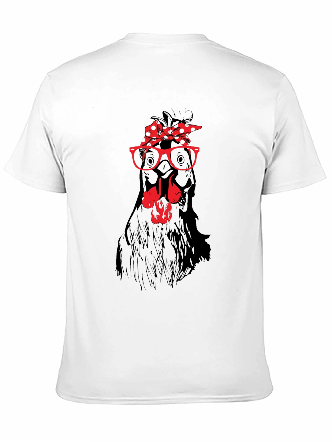 Funny Chicken with Bandana T-Shirt