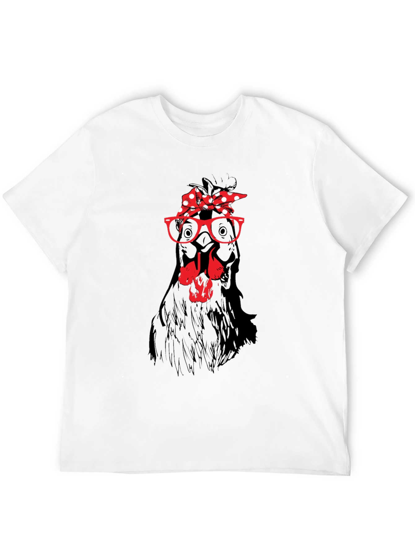 Funny Chicken with Bandana T-Shirt