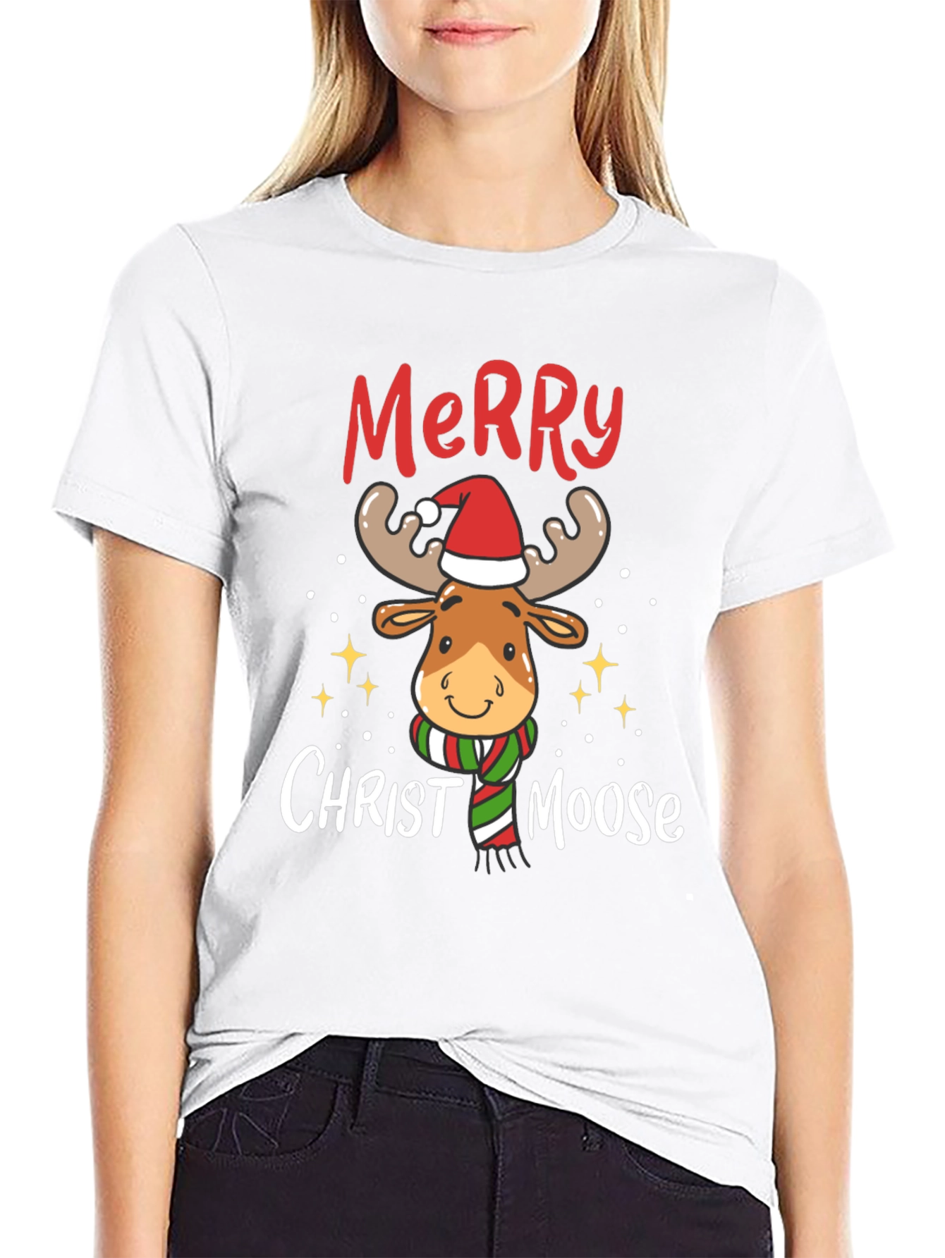 Merry ChristMoose Christmas T-Shirt
