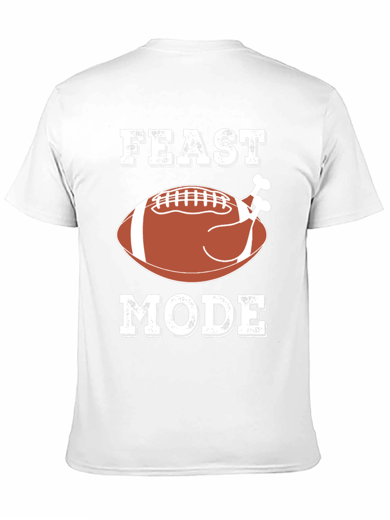 Feast Mode Turkey Football T-Shirt