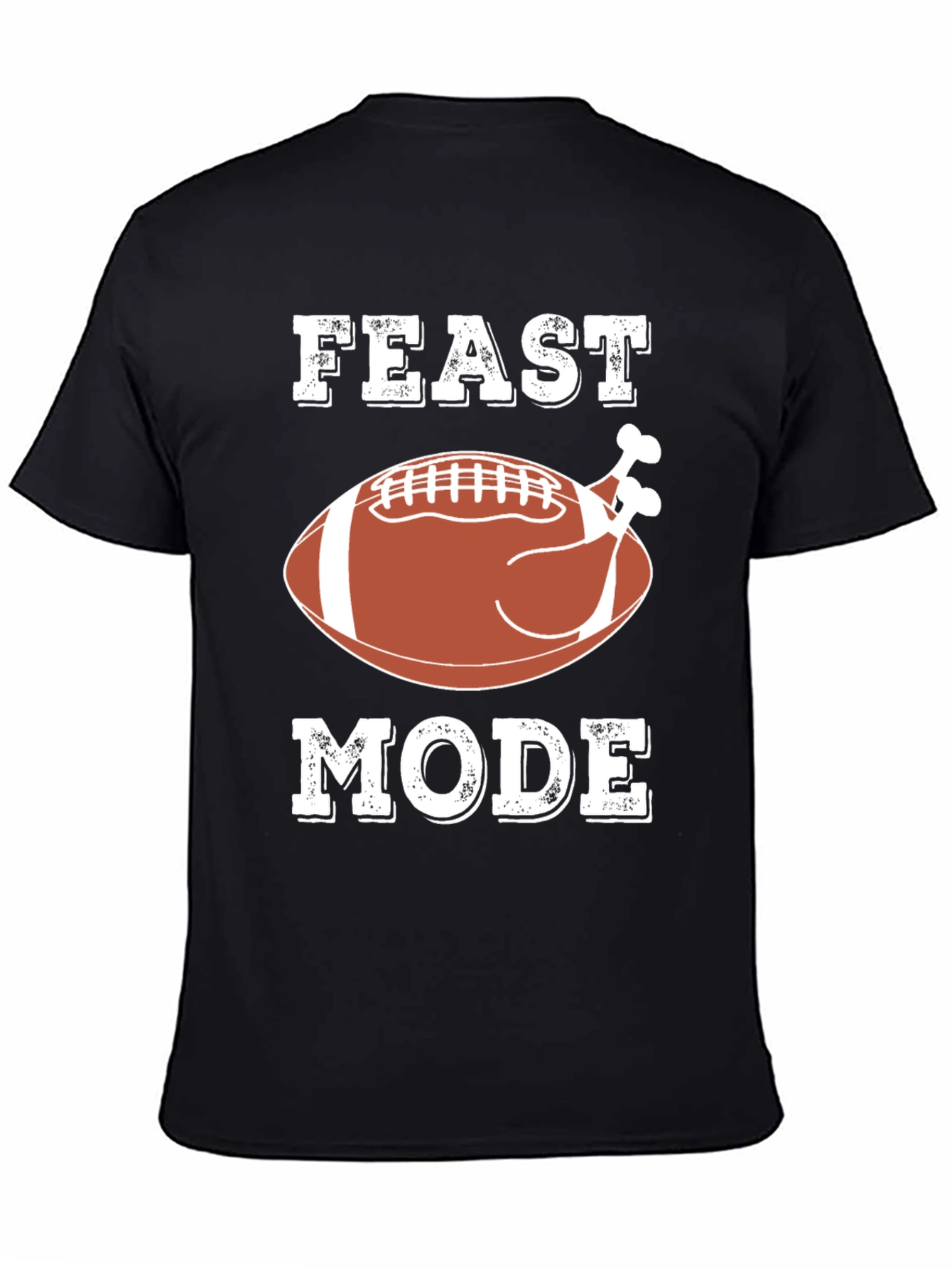 Feast Mode Turkey Football T-Shirt
