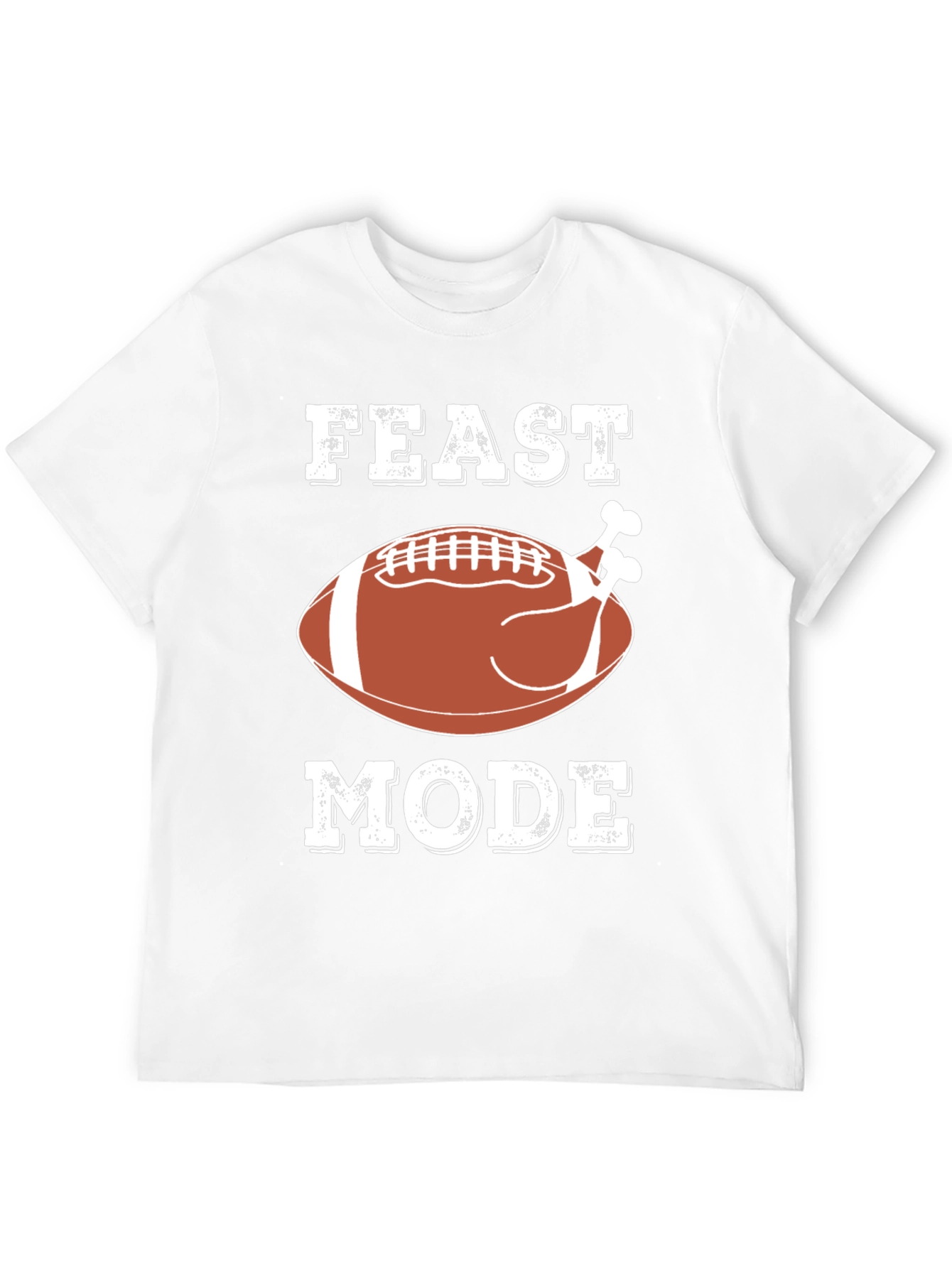 Feast Mode Turkey Football T-Shirt