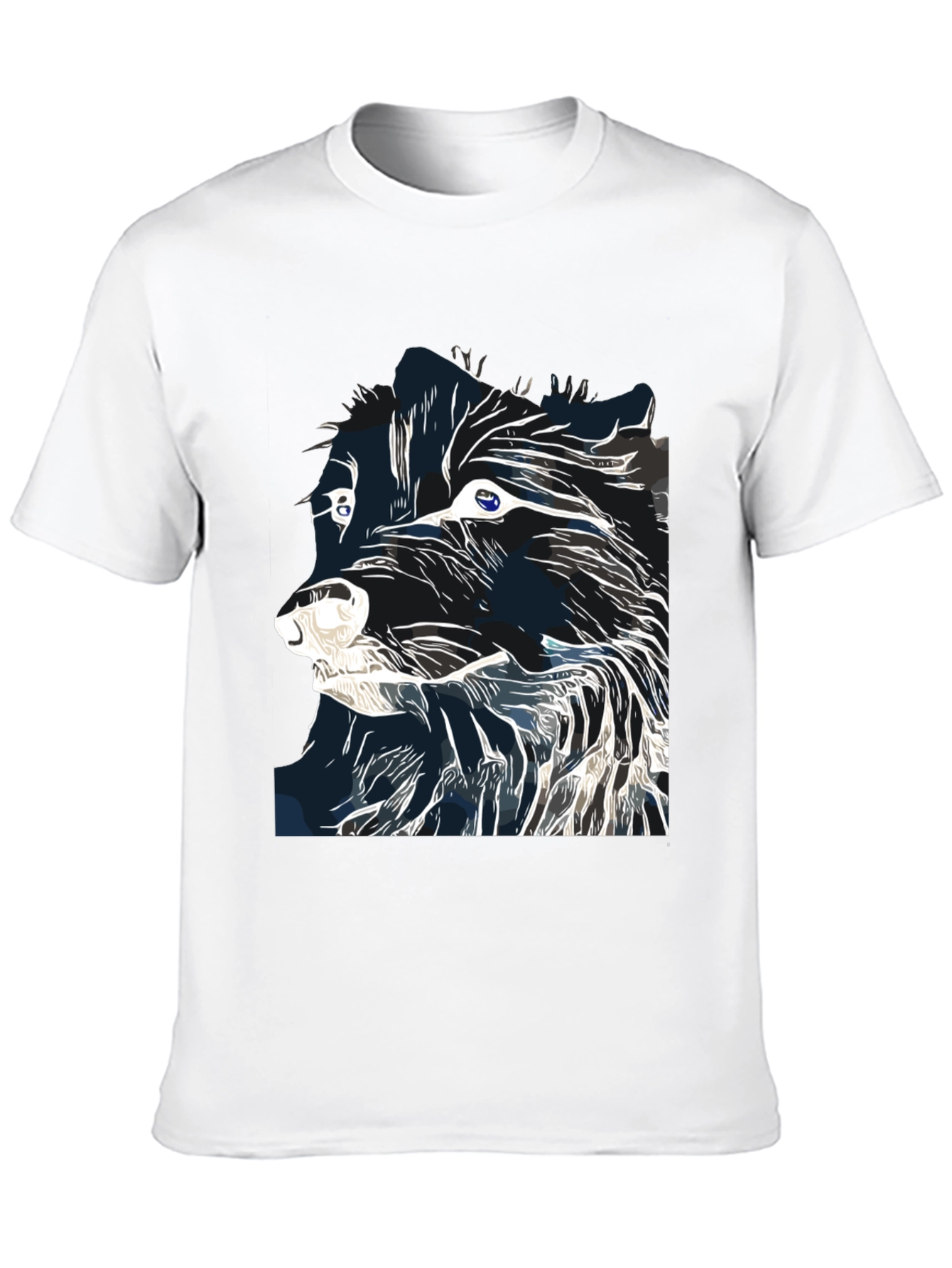 Abstract Wolf Graphic T-Shirt | Cool Animal Tee