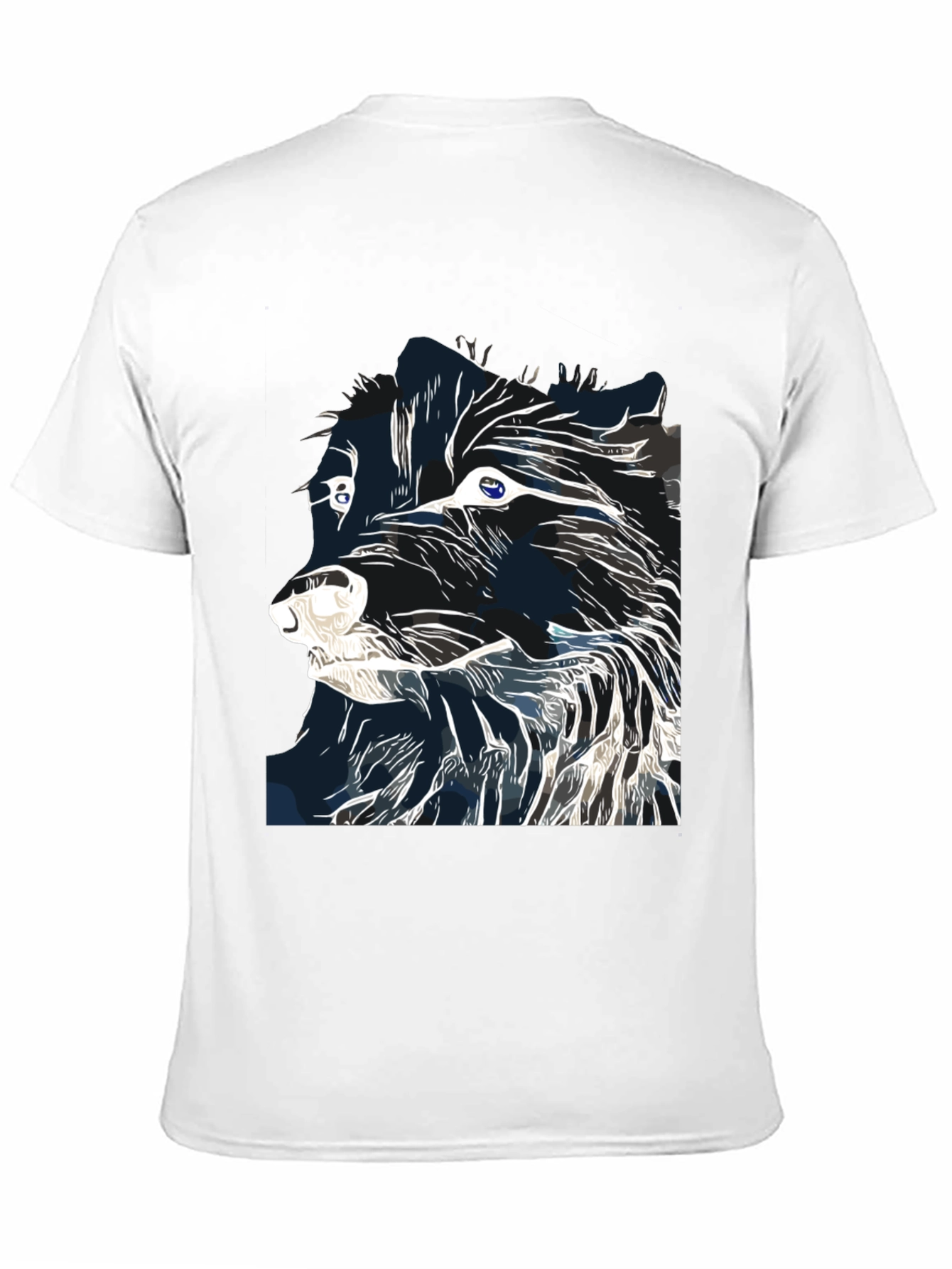 Abstract Wolf Graphic T-Shirt | Cool Animal Tee