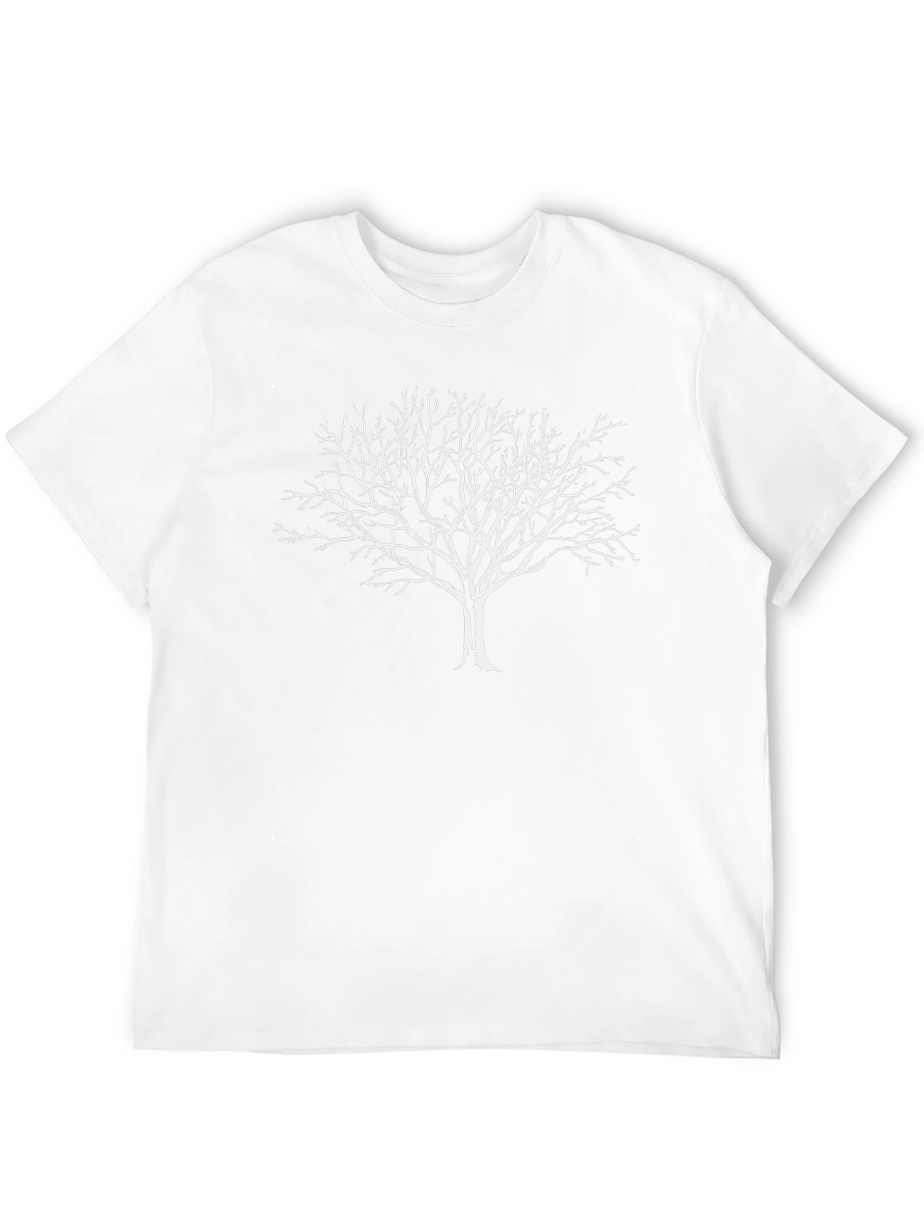 Black Tree Graphic Tee - Nature Inspired Casual Wear