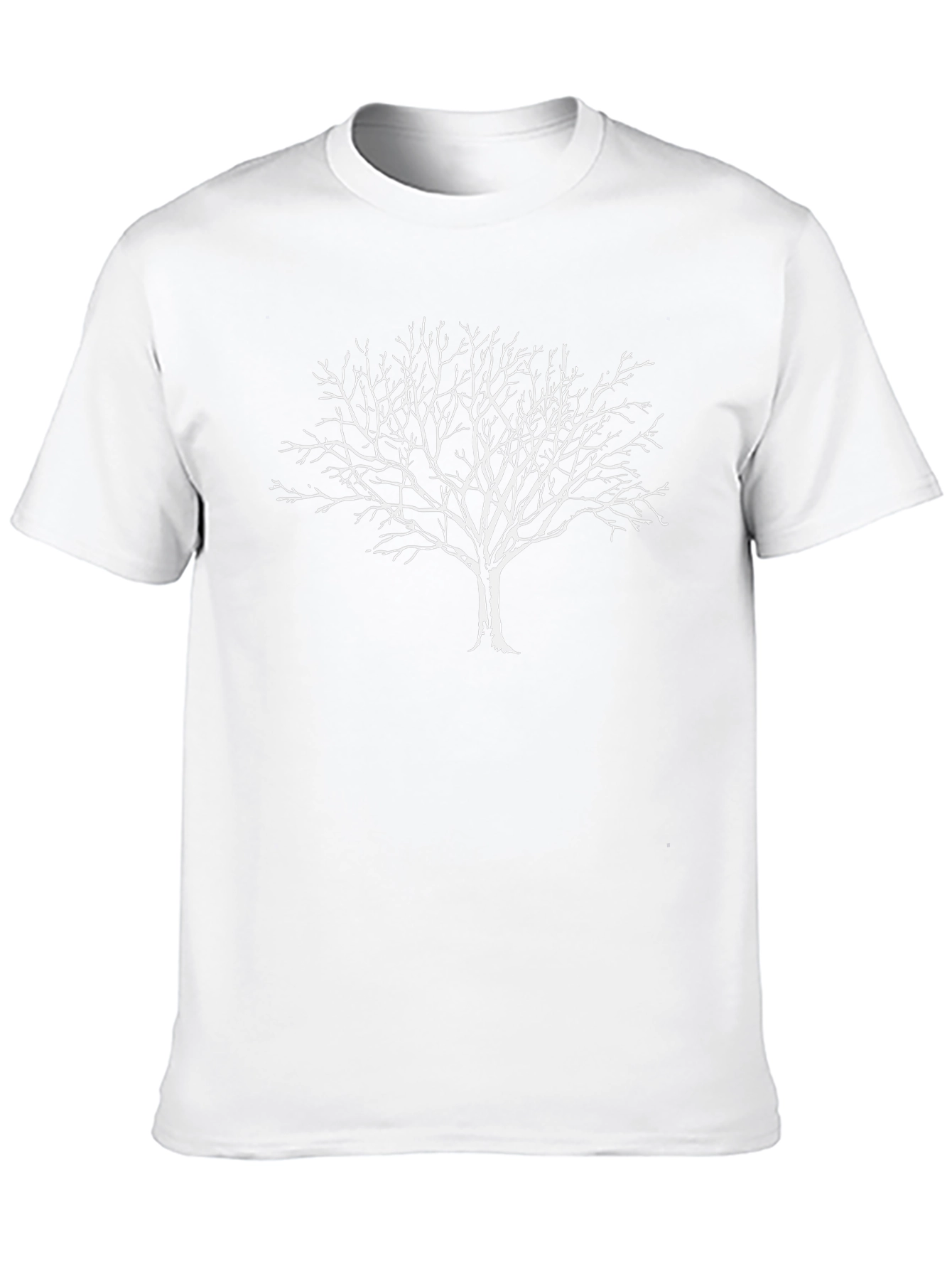 Black Tree Graphic Tee - Nature Inspired Casual Wear
