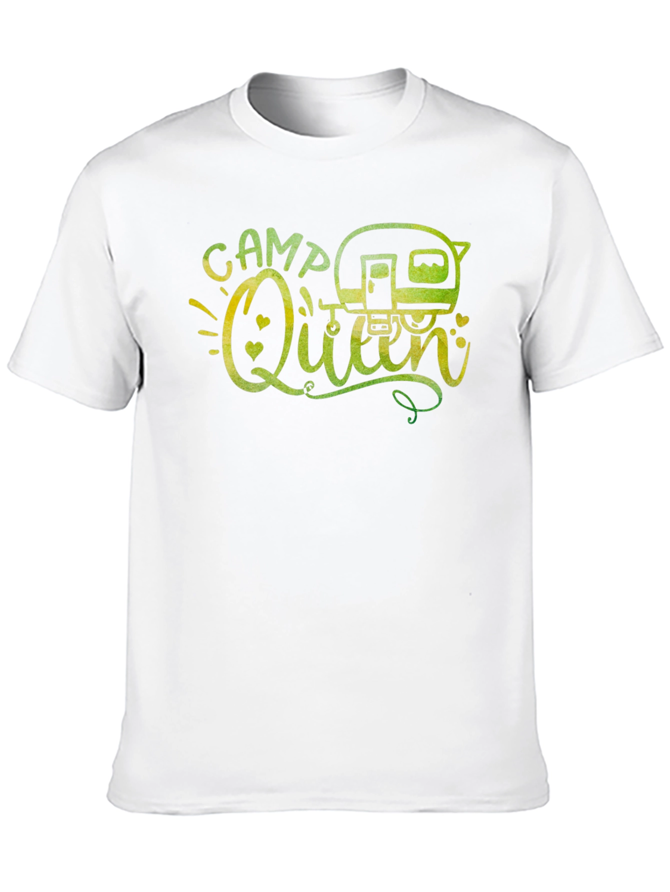 Camp Queen Graphic Tee - Camping Lover Shirt