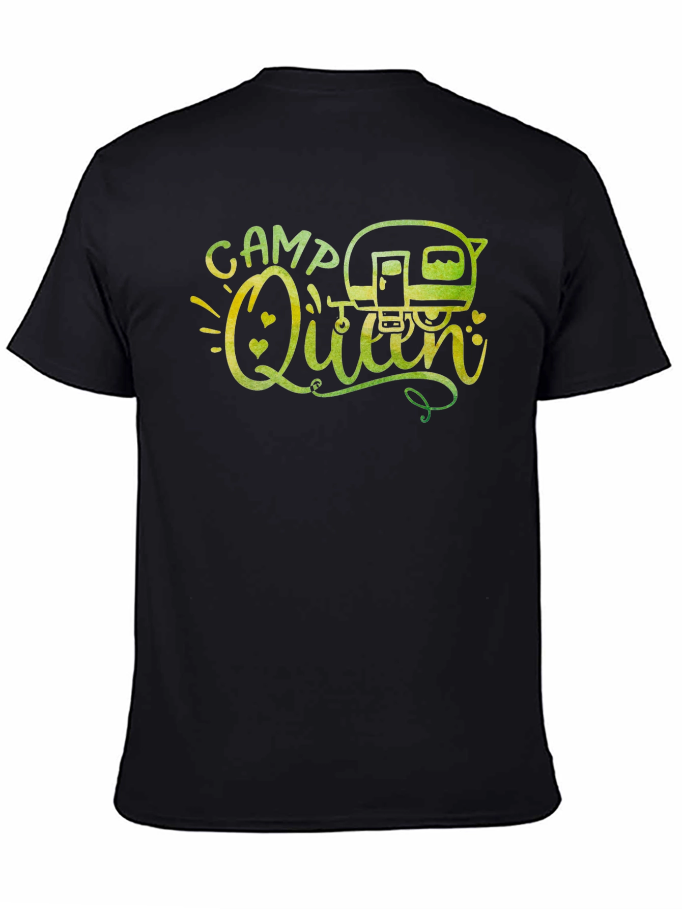 Camp Queen Graphic Tee - Camping Lover Shirt