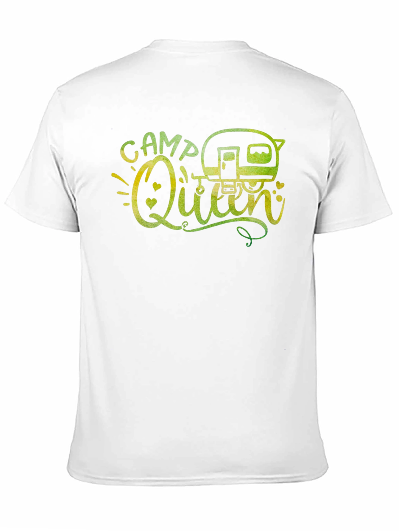 Camp Queen Graphic Tee - Camping Lover Shirt