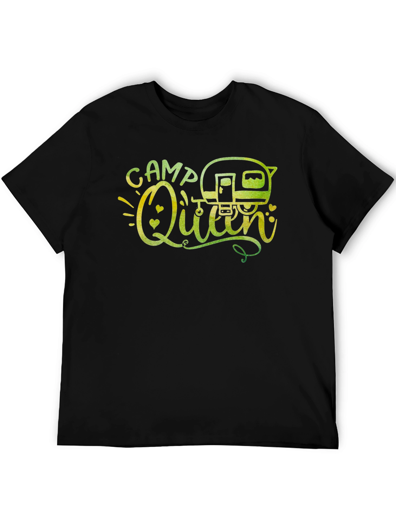 Camp Queen Graphic Tee - Camping Lover Shirt