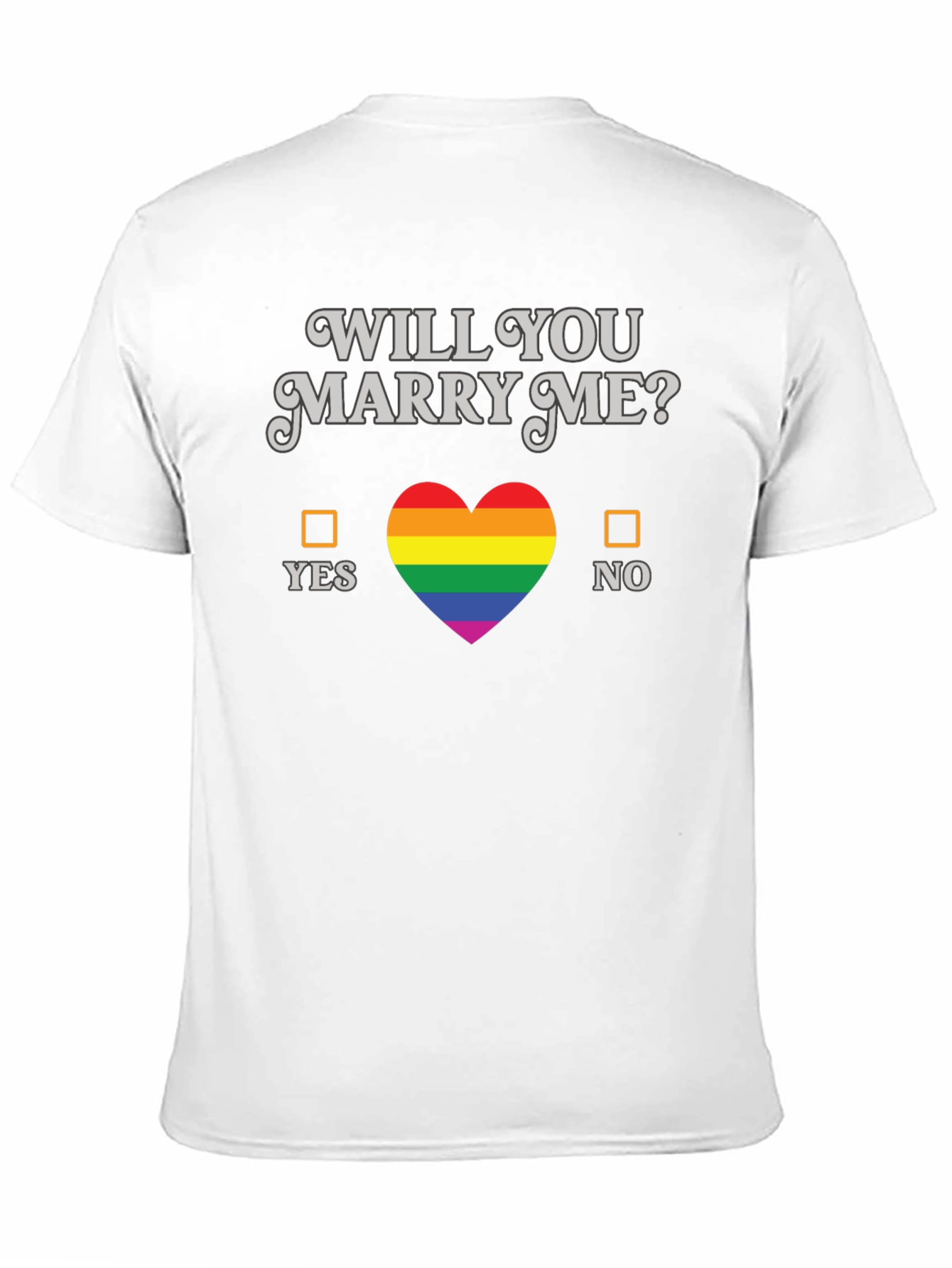 Will You Marry Me? LGBTQ+ Proposal T-Shirt