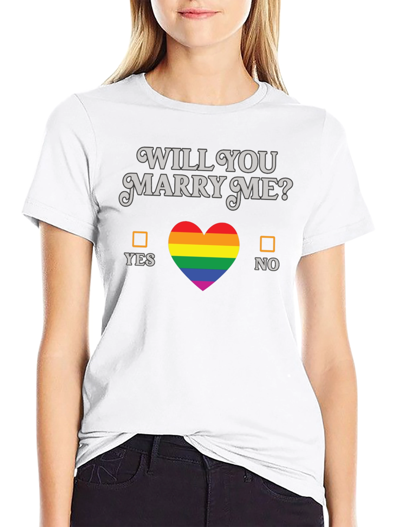 Will You Marry Me? LGBTQ+ Proposal T-Shirt