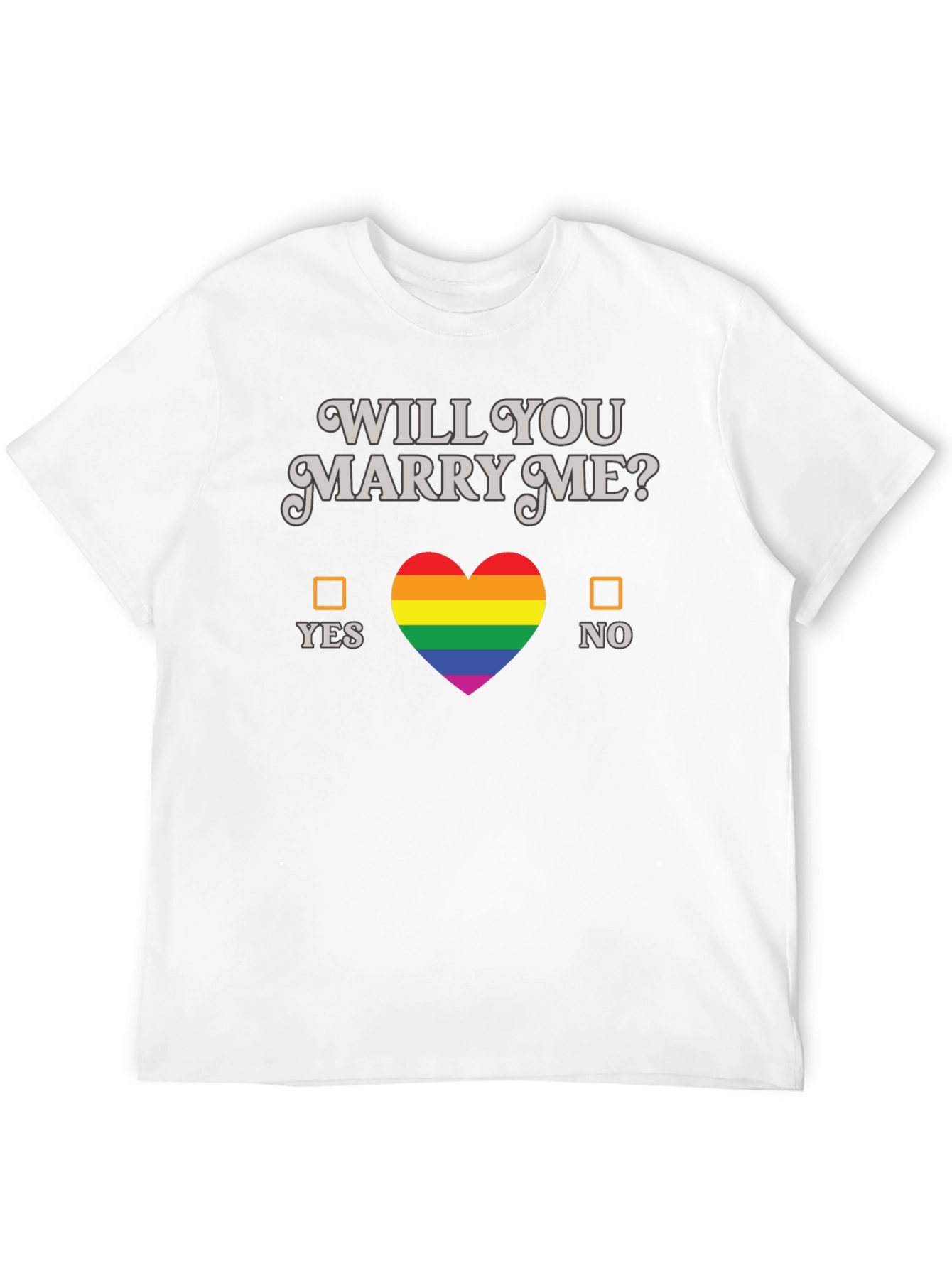 Will You Marry Me? LGBTQ+ Proposal T-Shirt