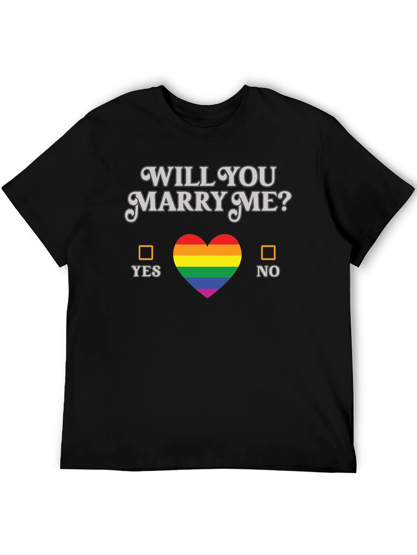 Will You Marry Me? LGBTQ+ Proposal T-Shirt