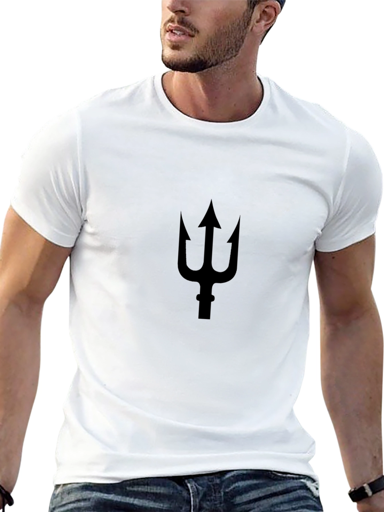 Trident Graphic Black T-Shirt