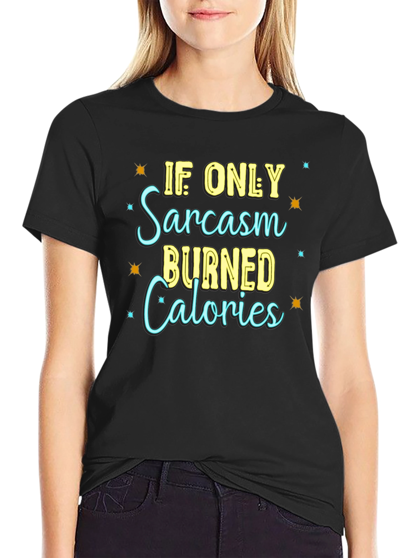 Sarcasm Calories Burned T-Shirt - Funny Graphic Tee