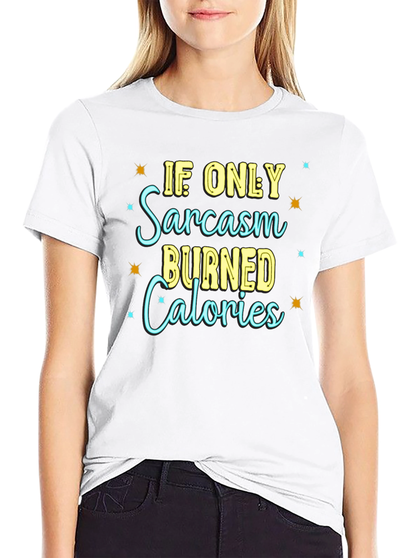 Sarcasm Calories Burned T-Shirt - Funny Graphic Tee