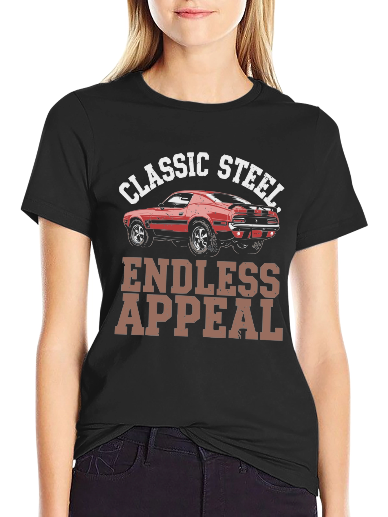 Classic Steel Endless Appeal Car Graphic T-Shirt
