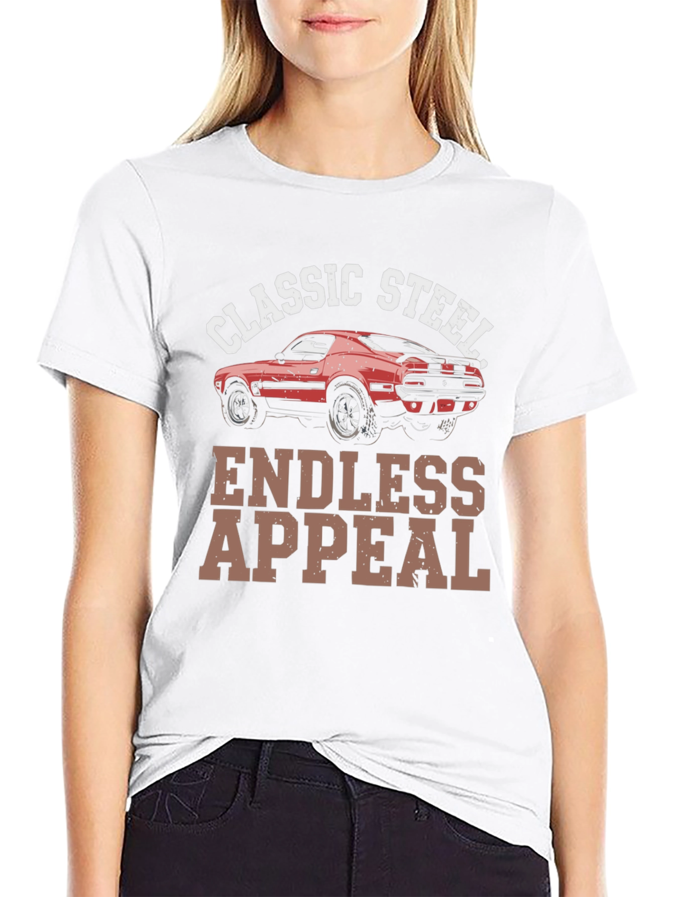 Classic Steel Endless Appeal Car Graphic T-Shirt