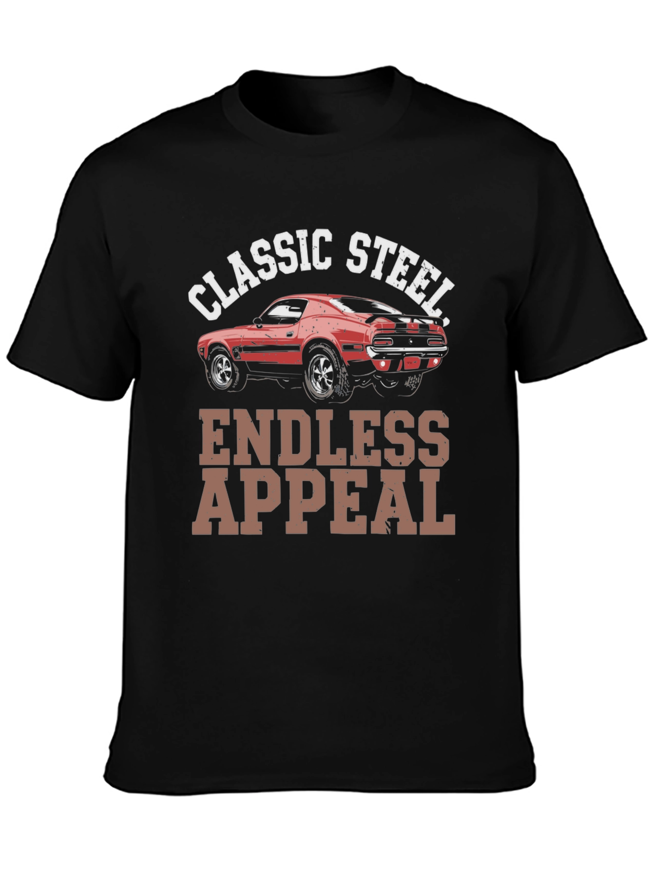 Classic Steel Endless Appeal Car Graphic T-Shirt