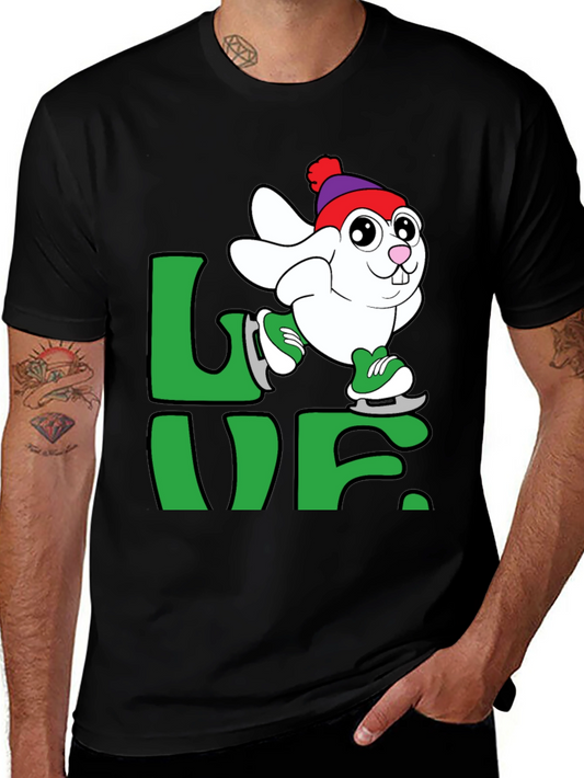 Skating Bunny Love T-Shirt