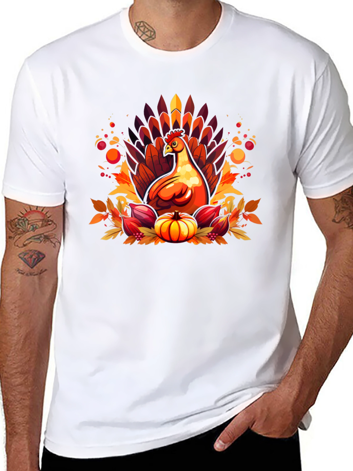 Thanksgiving Turkey Graphic Tee