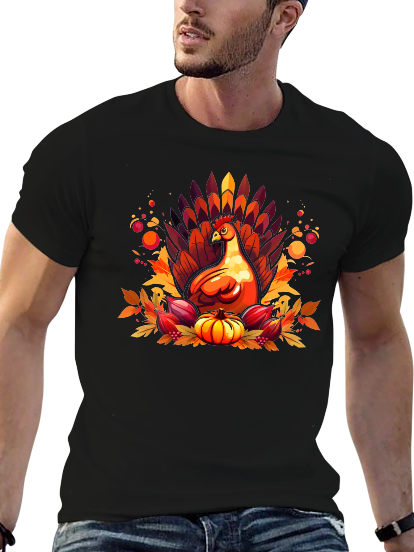 Thanksgiving Turkey Graphic Tee