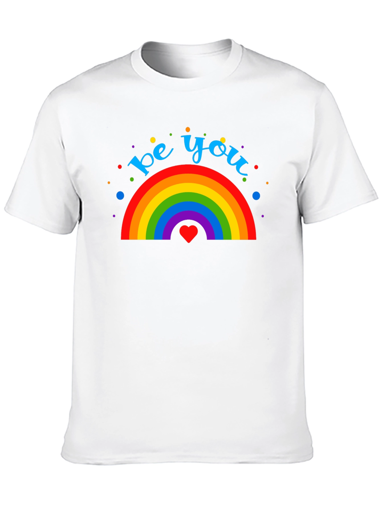 Be You Rainbow Graphic Tee - Pride & Positivity