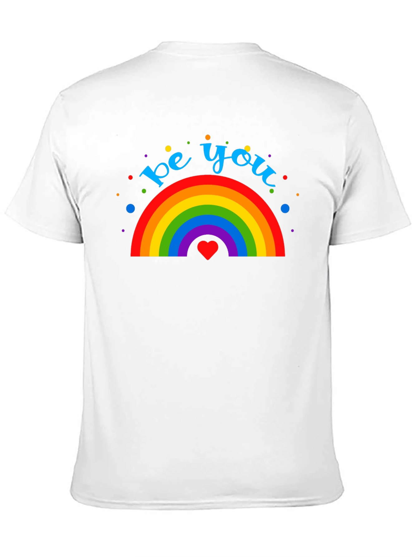 Be You Rainbow Graphic Tee - Pride & Positivity