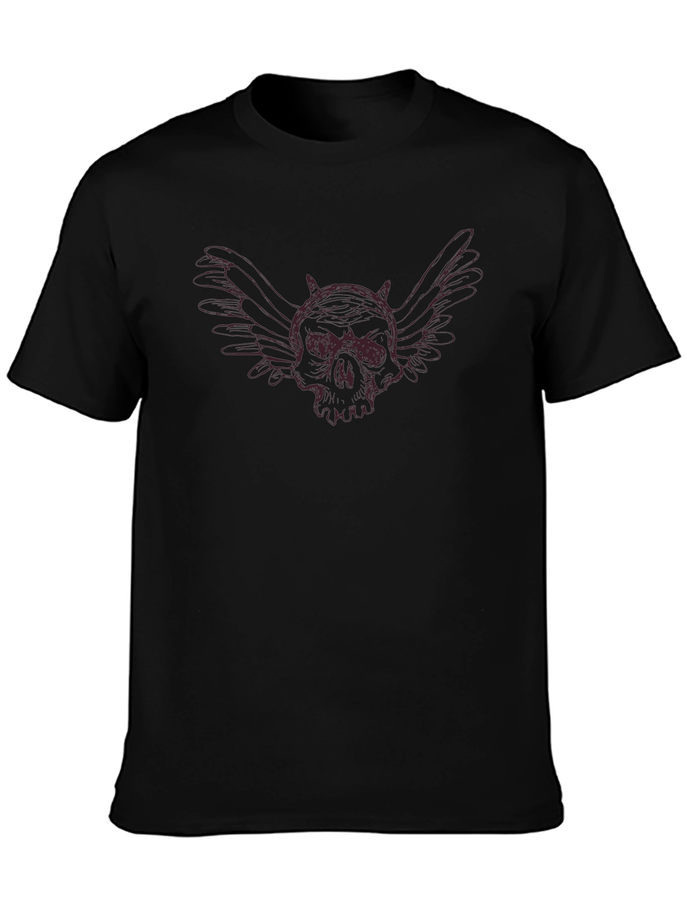 Skull Winged T-Shirt - Dark Aesthetic Tee