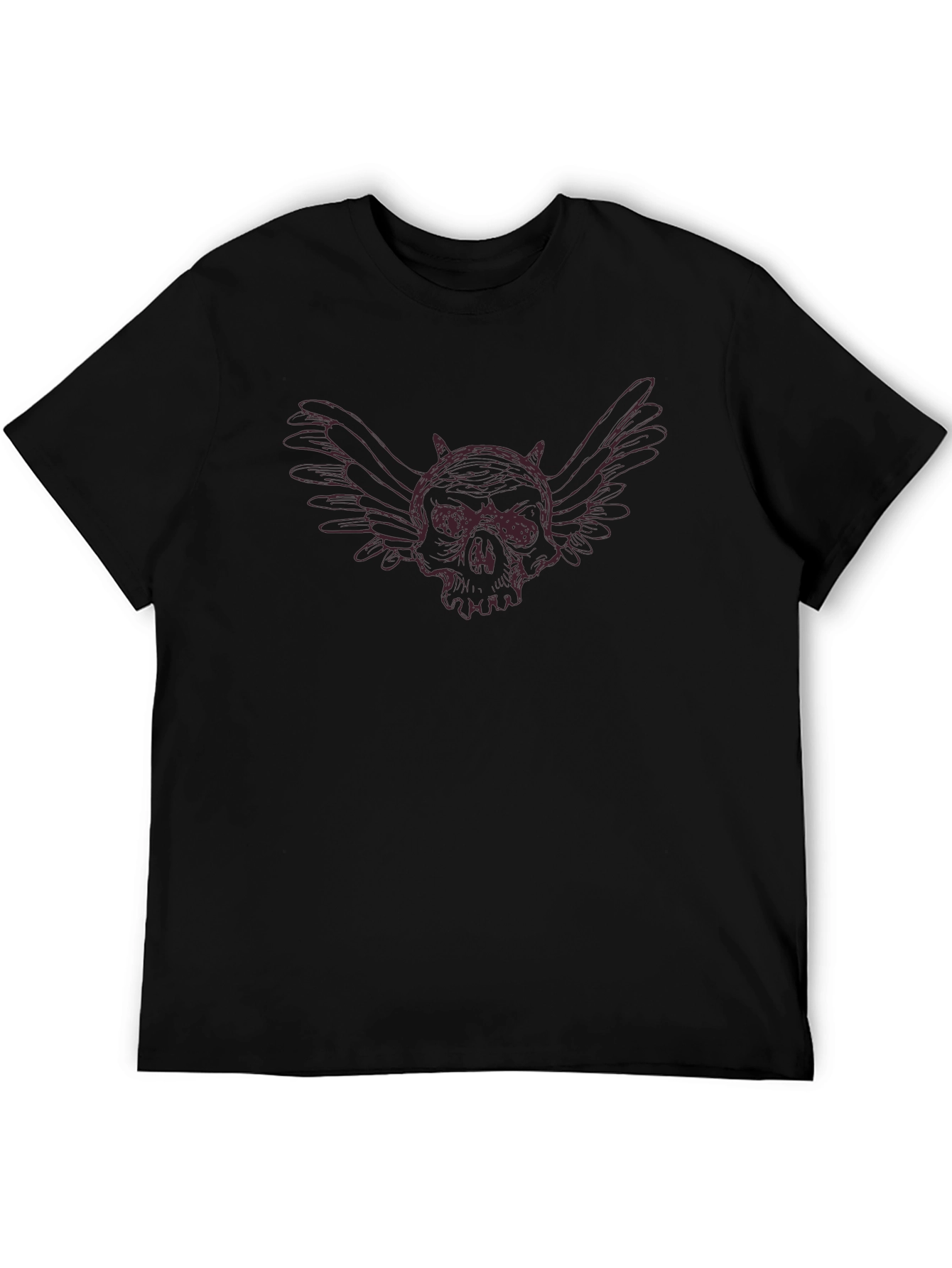 Skull Winged T-Shirt - Dark Aesthetic Tee