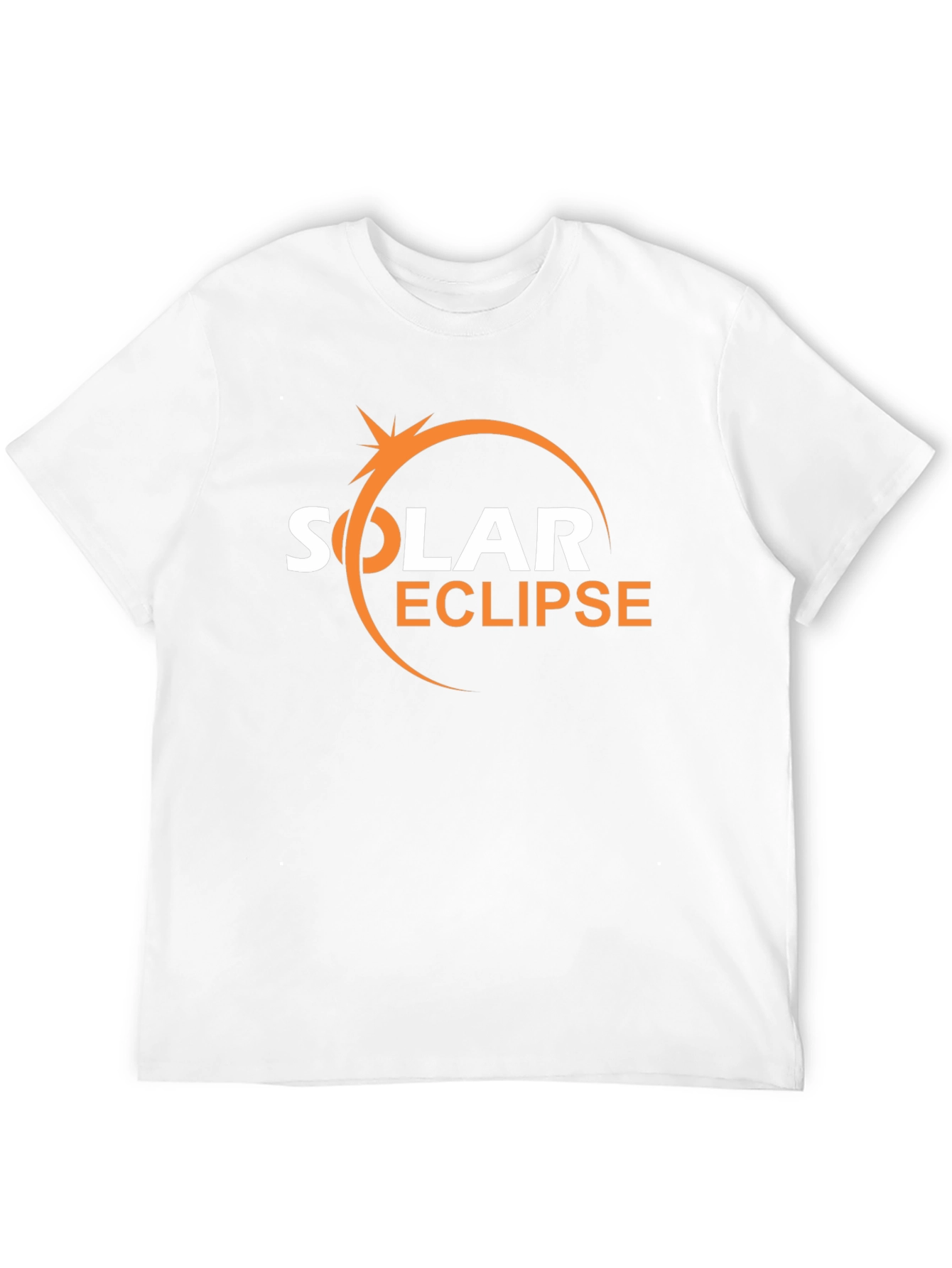Solar Eclipse Graphic T-Shirt - Trendy Black Tee