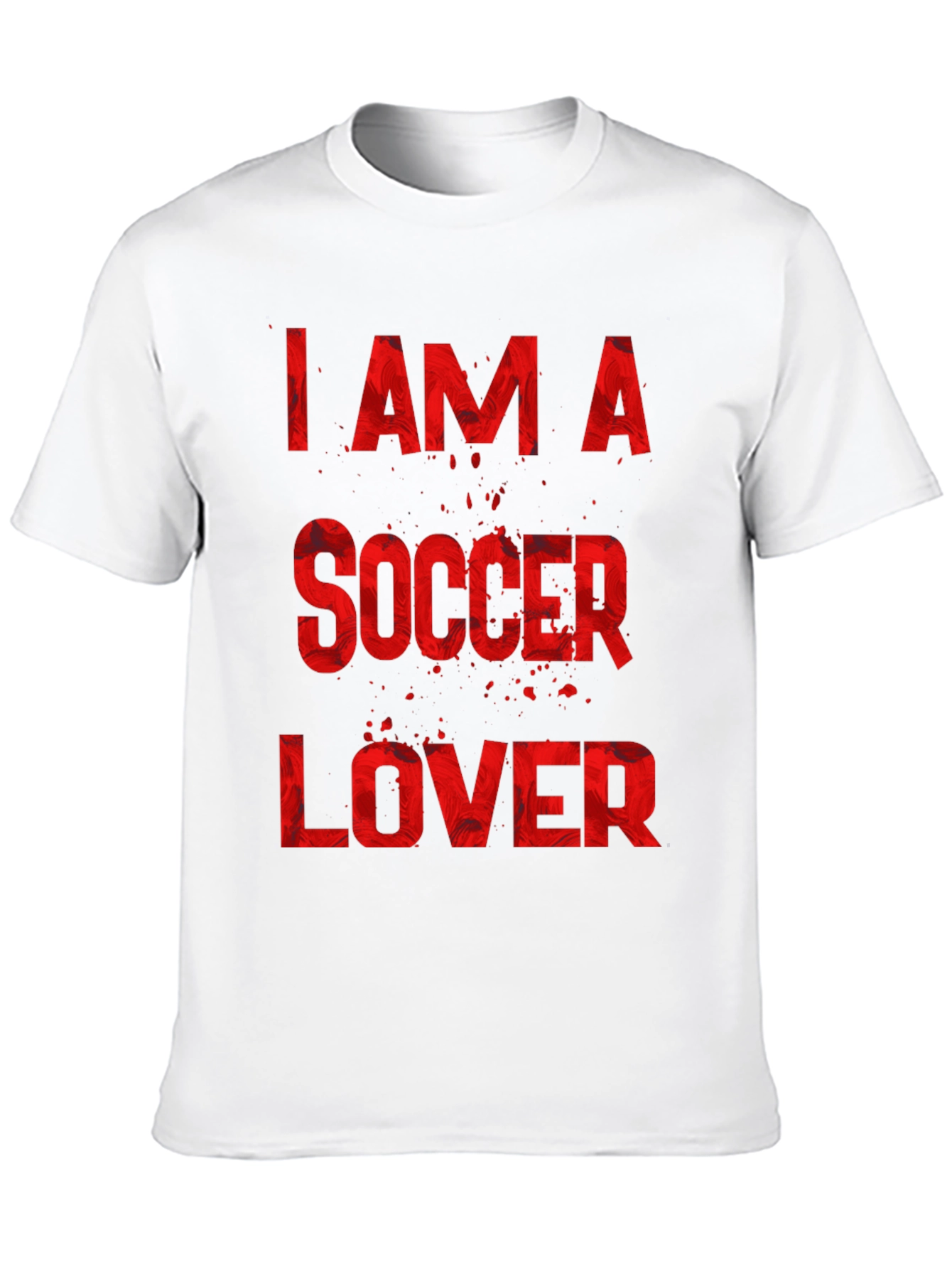 I Am A Soccer Lover Black Graphic Tee