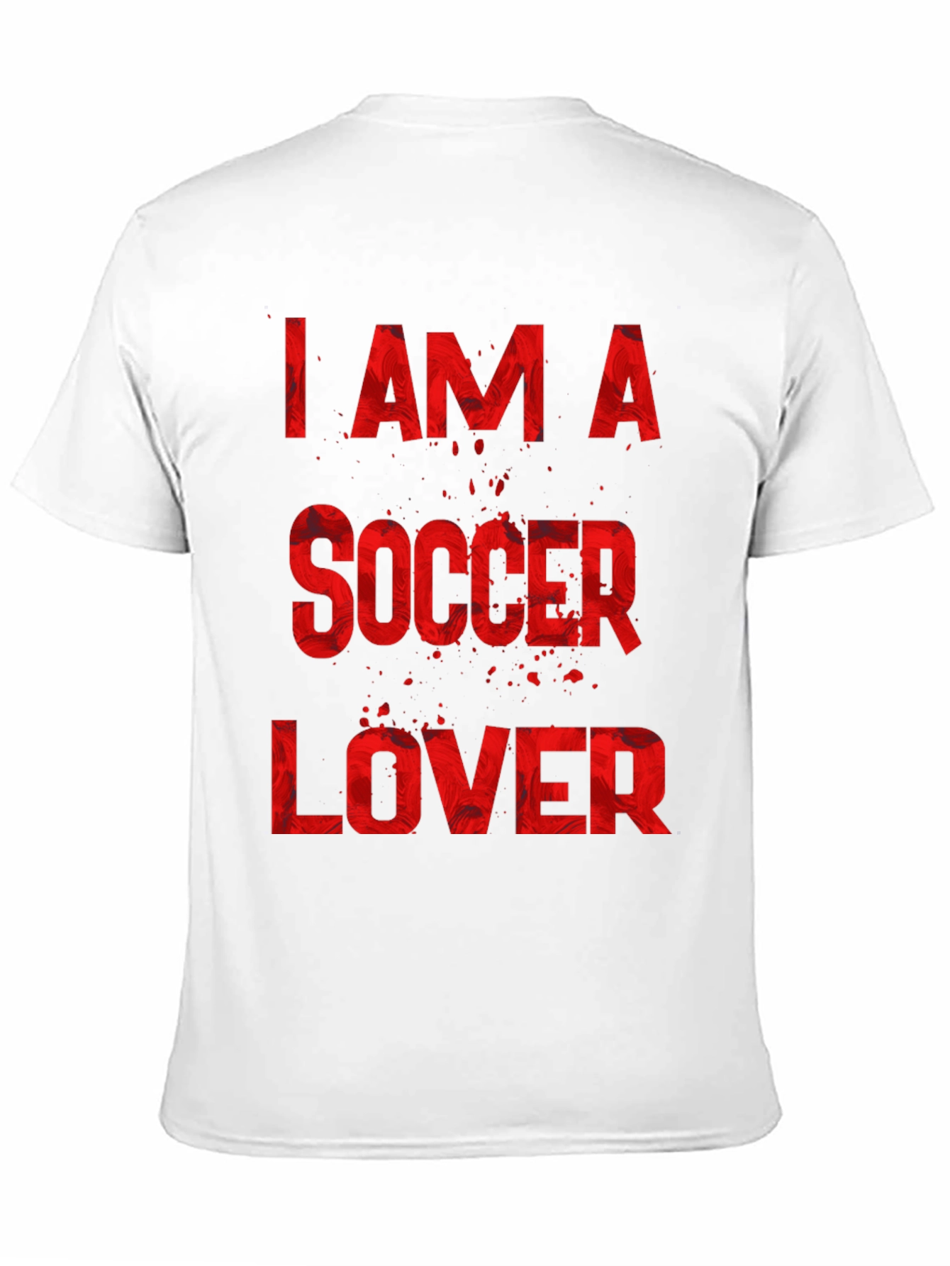 I Am A Soccer Lover Black Graphic Tee