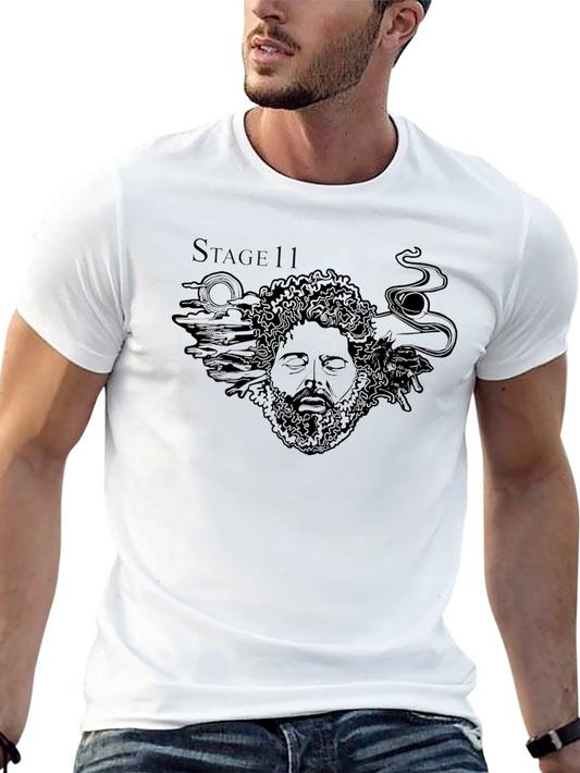 Stage 11 Graphic Print Black T-Shirt