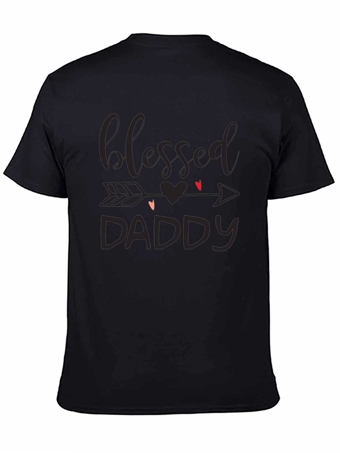 Blessed Daddy Graphic Tee - Black T-Shirt