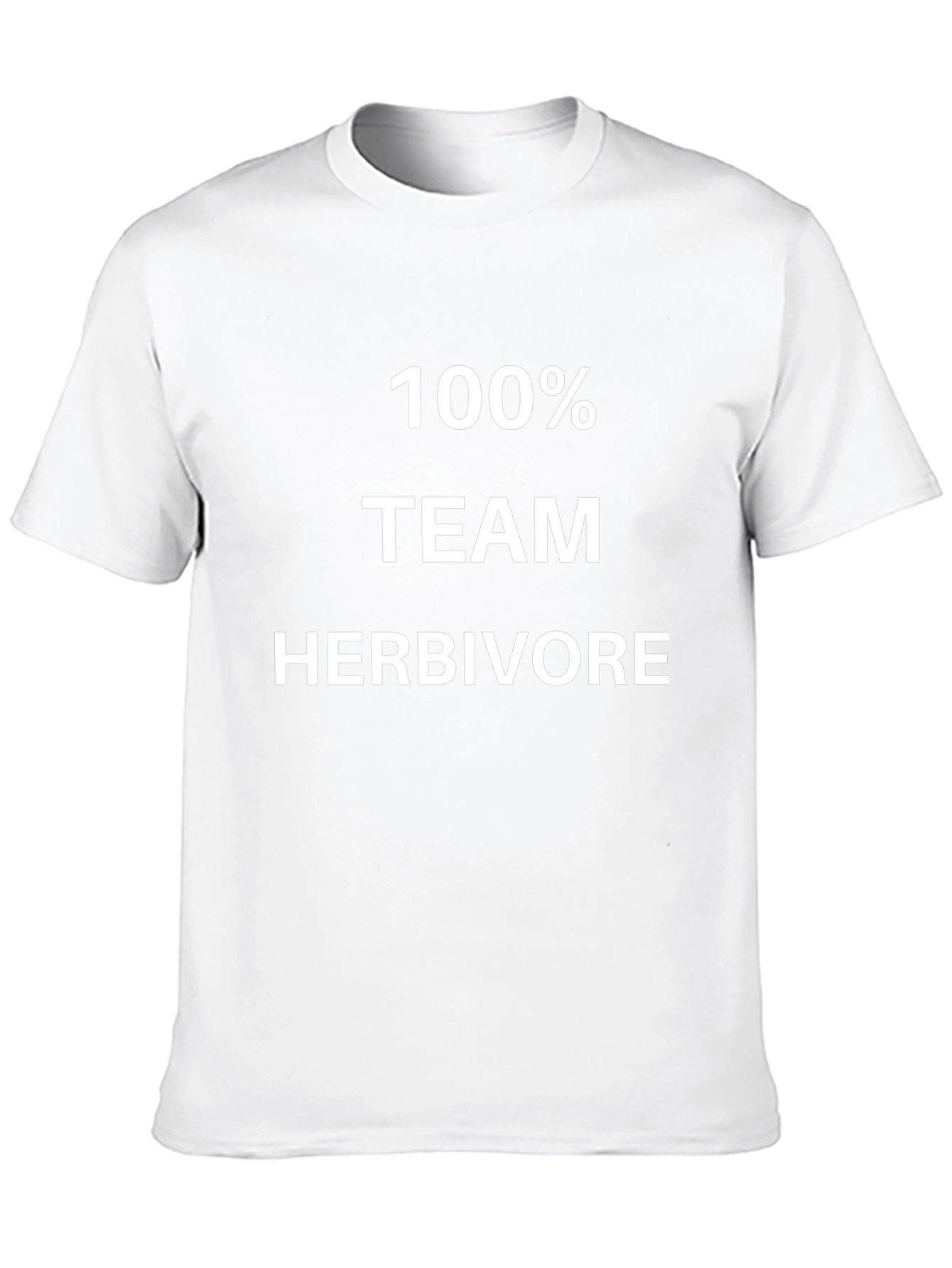 100% Team Herbivore Black T-Shirt