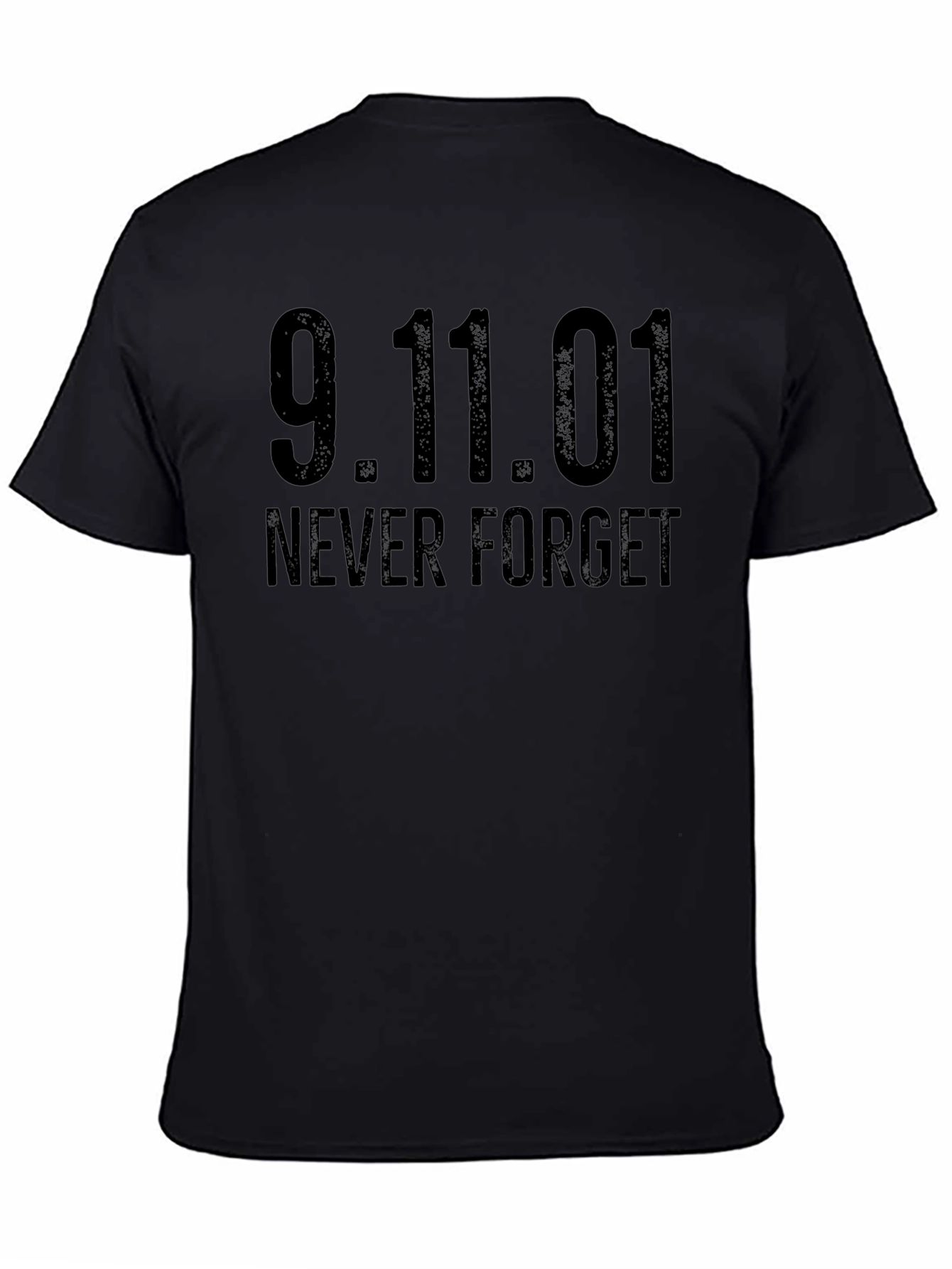 9/11 Never Forget Black T-Shirt