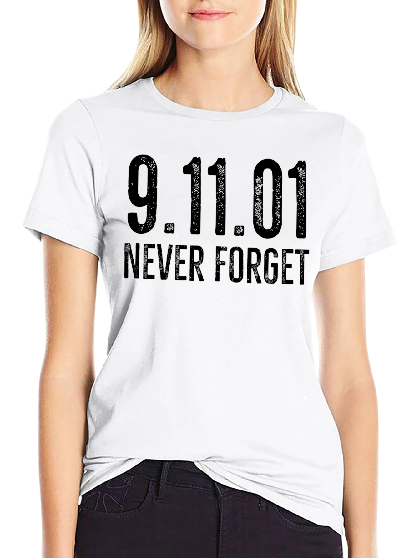 9/11 Never Forget Black T-Shirt
