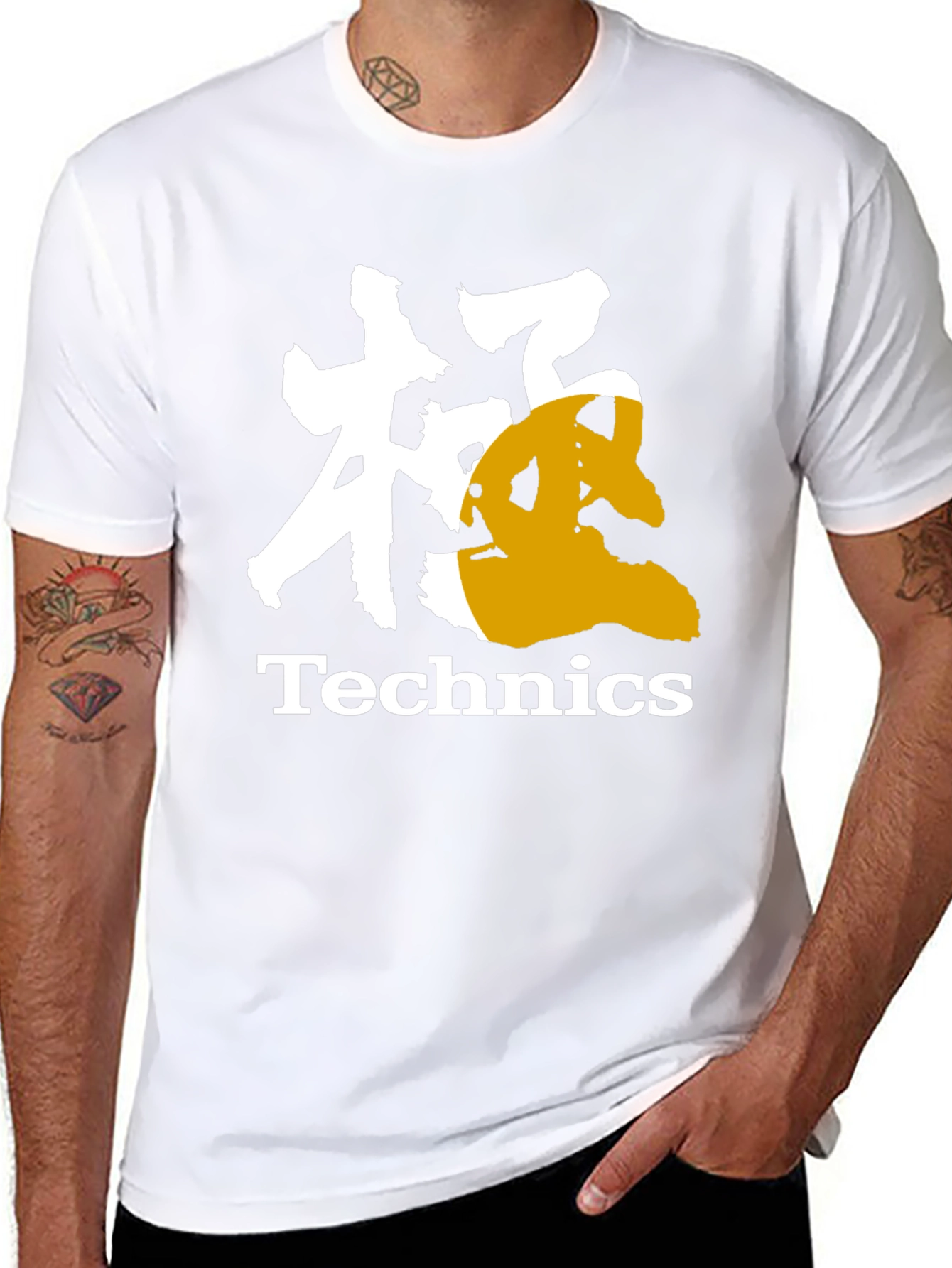 Technics Black Graphic T-Shirt