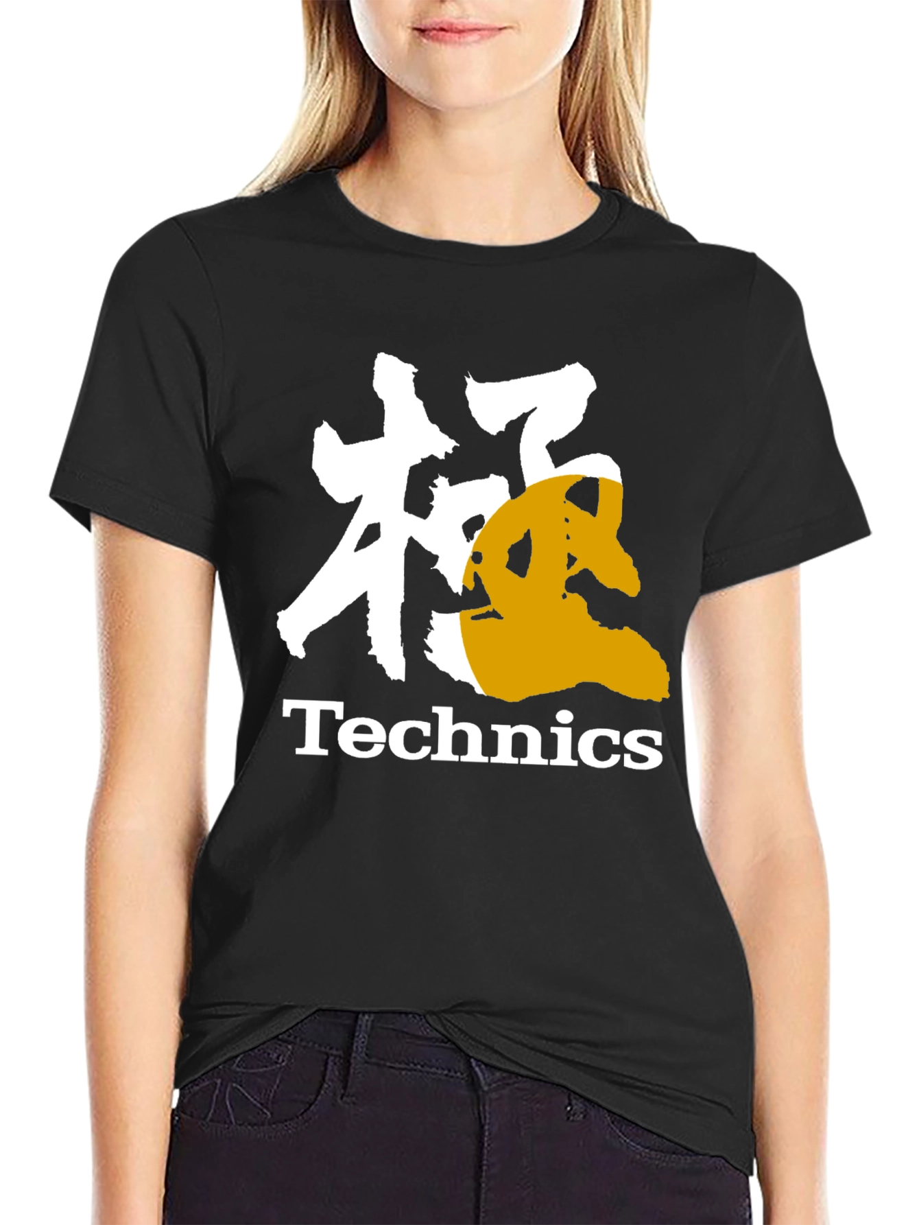 Technics Black Graphic T-Shirt