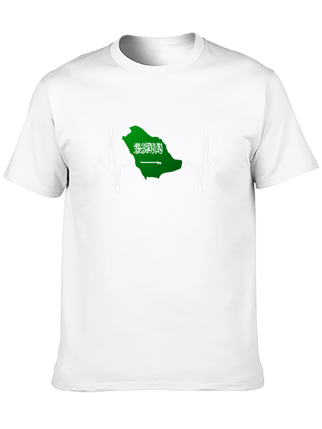 Saudi Arabia Heartbeat T-Shirt