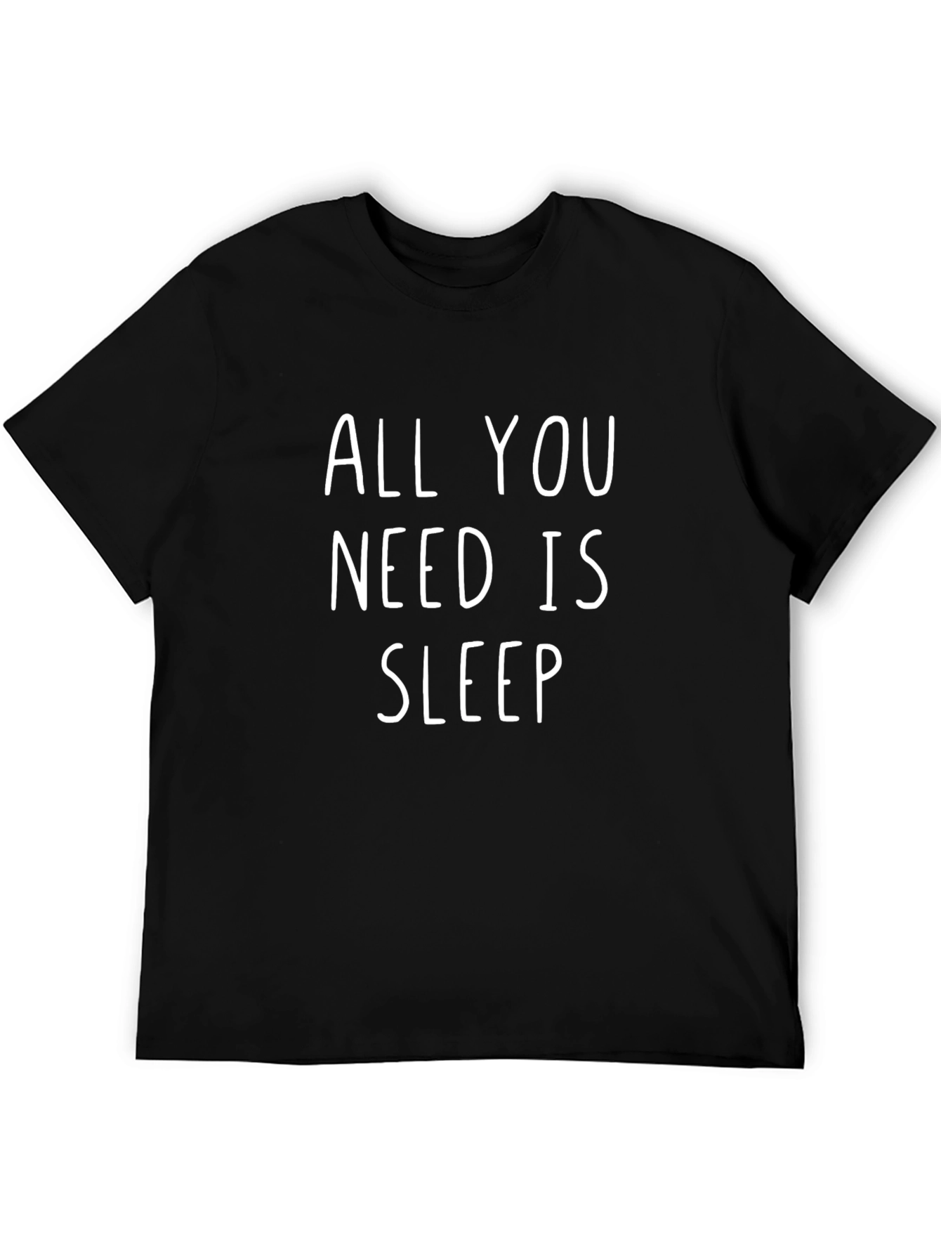 All You Need Is Sleep Black Graphic Tee
