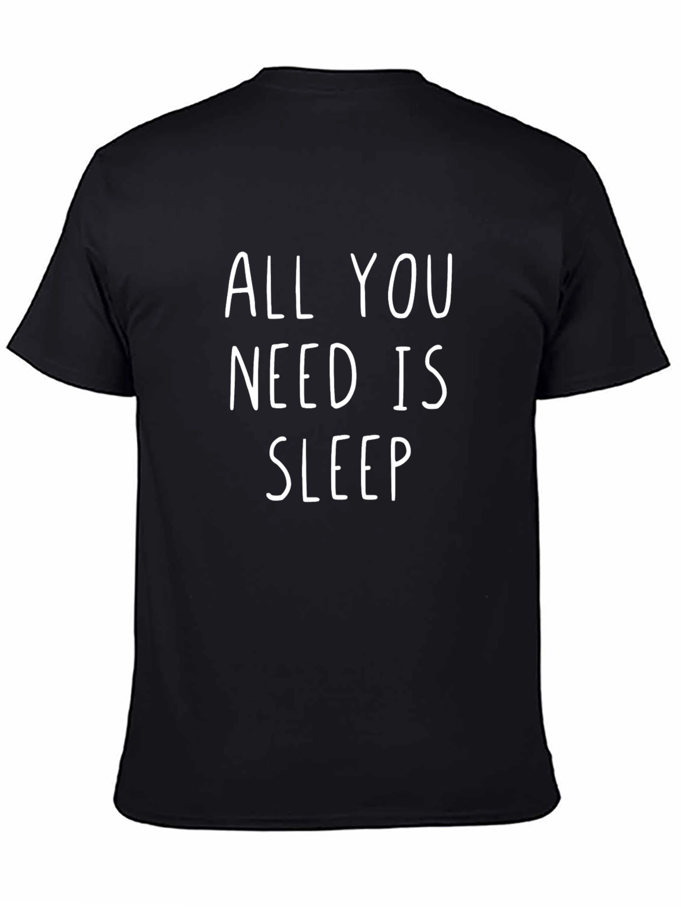 All You Need Is Sleep Black Graphic Tee