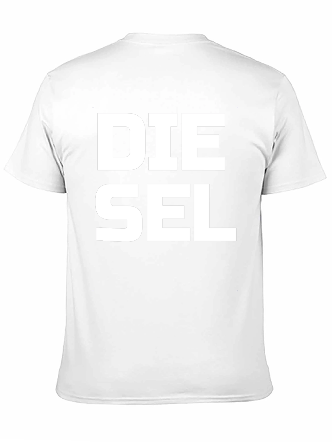 Diesel Graphic Tee - Bold White Logo