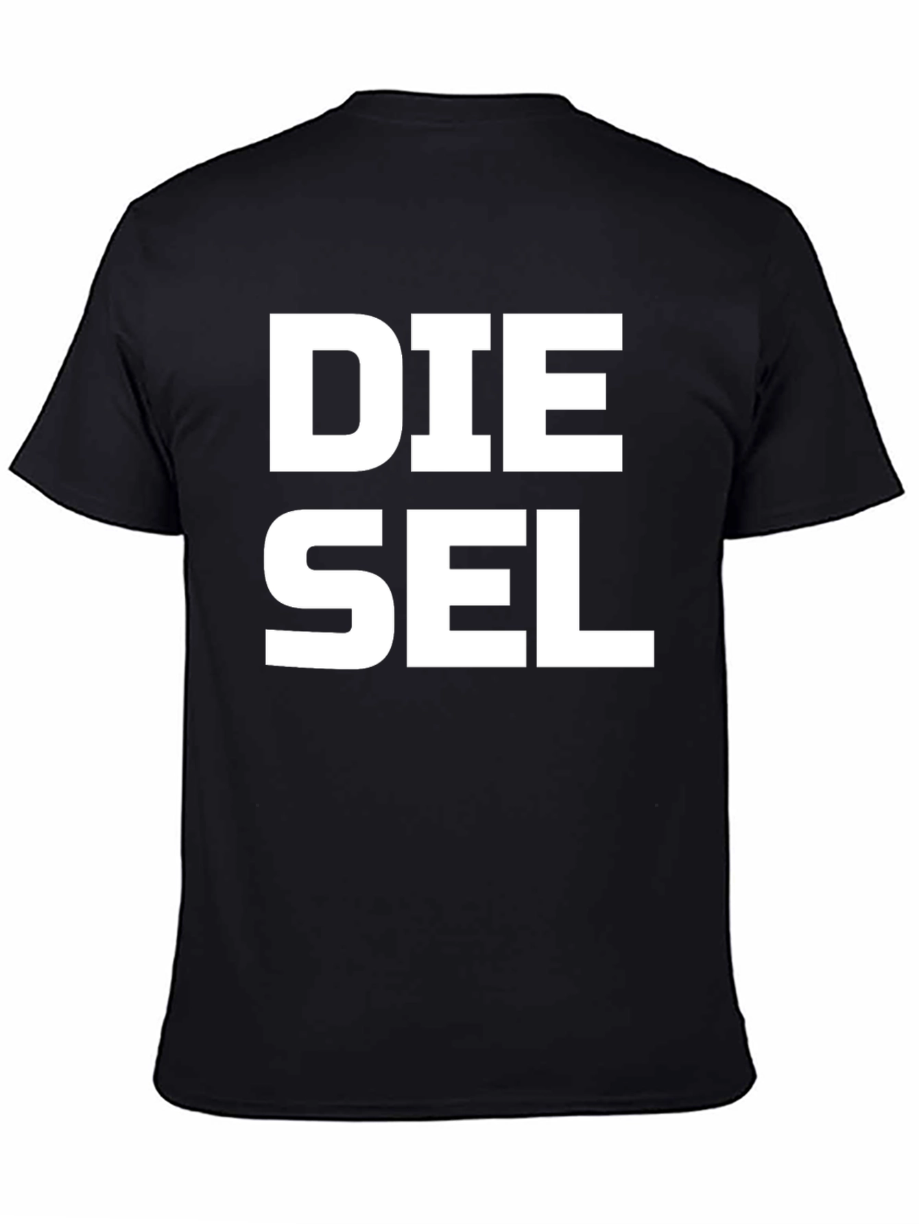 Diesel Graphic Tee - Bold White Logo