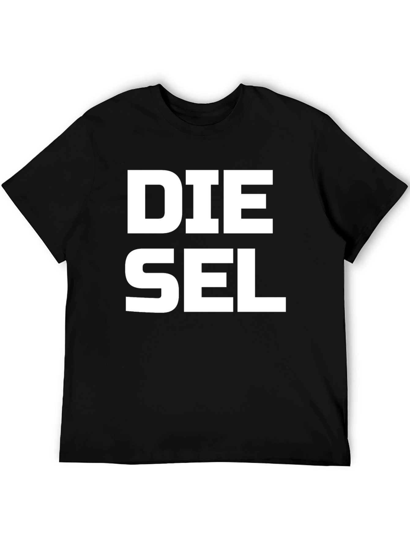 Diesel Graphic Tee - Bold White Logo