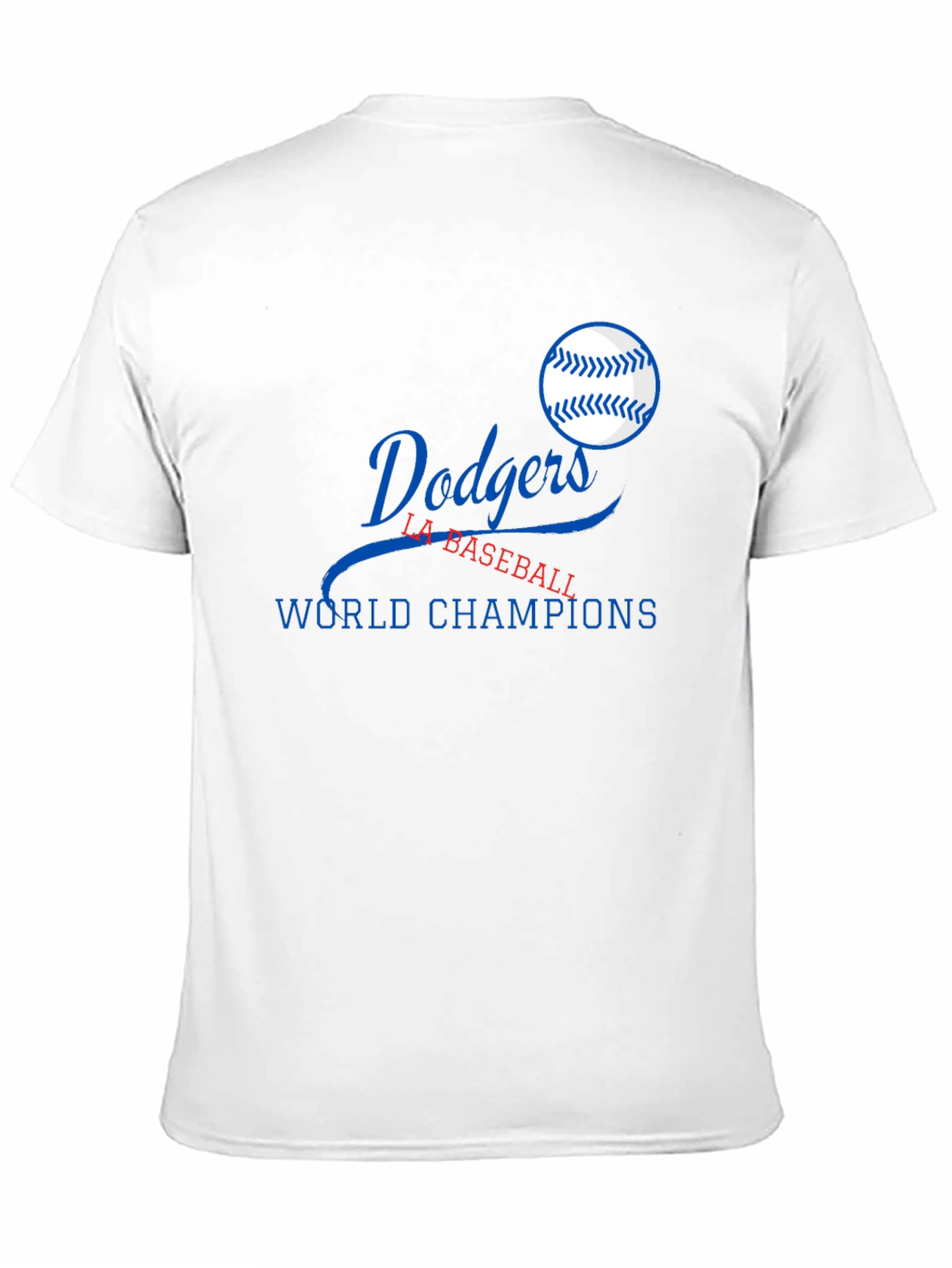 Dodgers Baseball World Champions Black T-Shirt